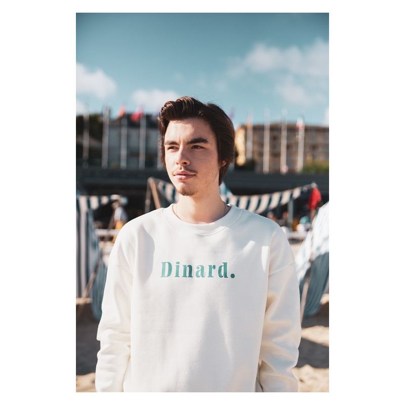 SWEAT MIXTE "Dinard." - crème