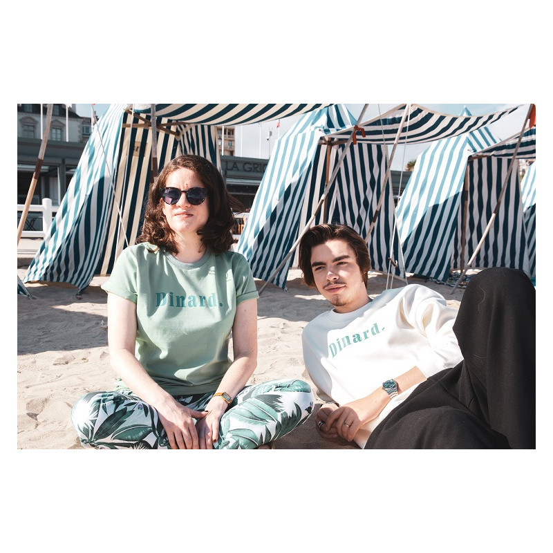 T-SHIRT MIXTE "Dinard." - vert